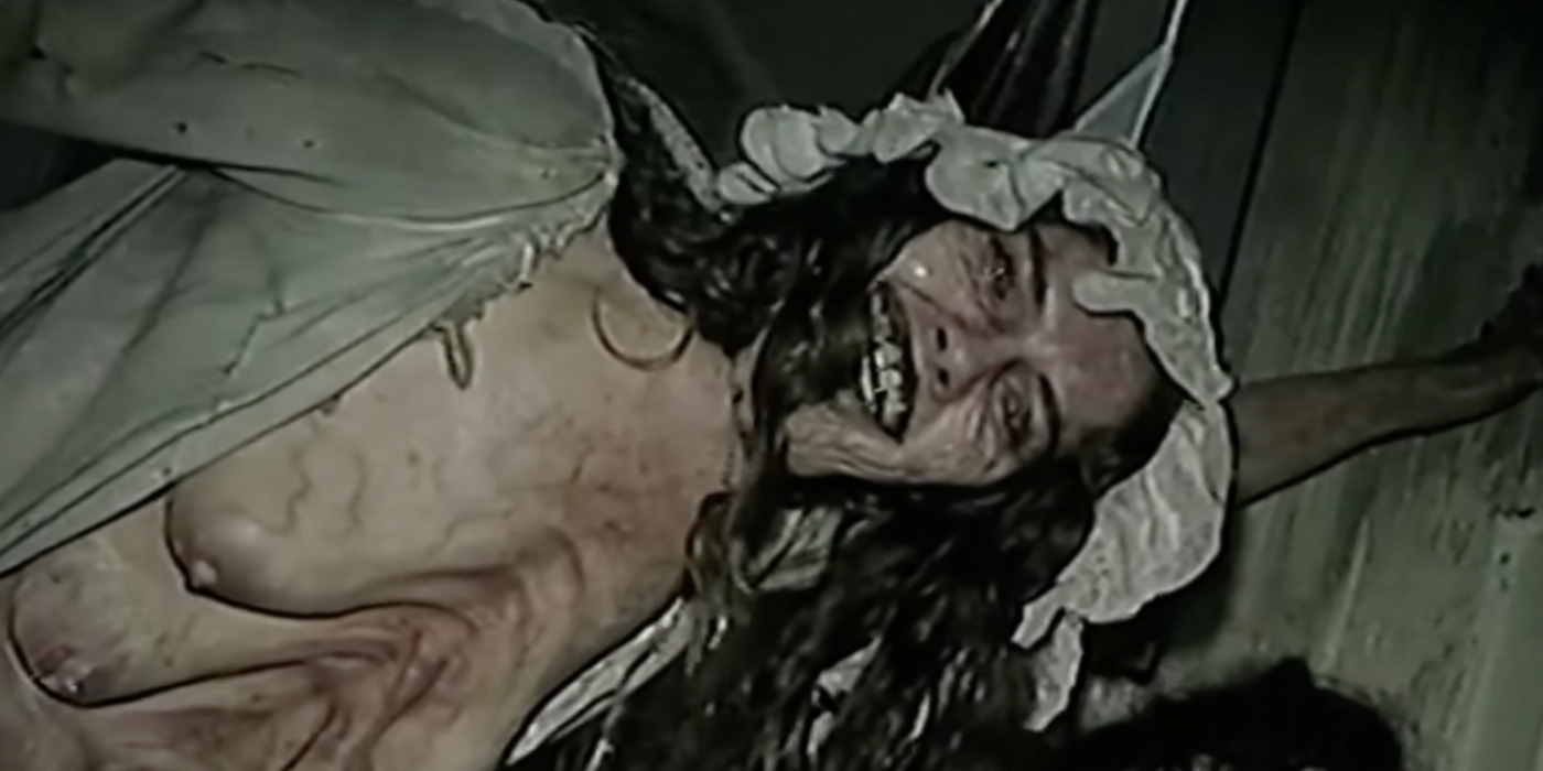 The Mommy attacks in V/H/S/Halloween's "Coochie Coochie Coo."