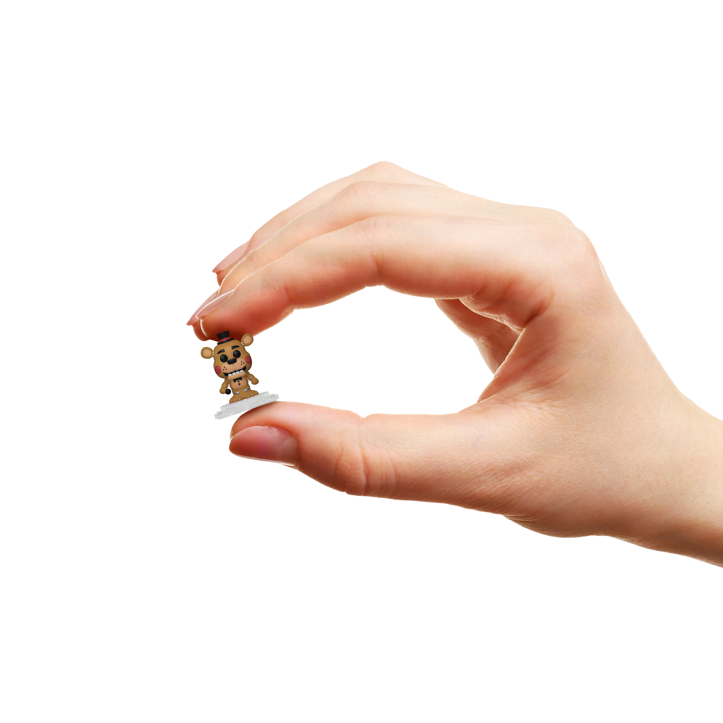 small figure in hand, for size comparison