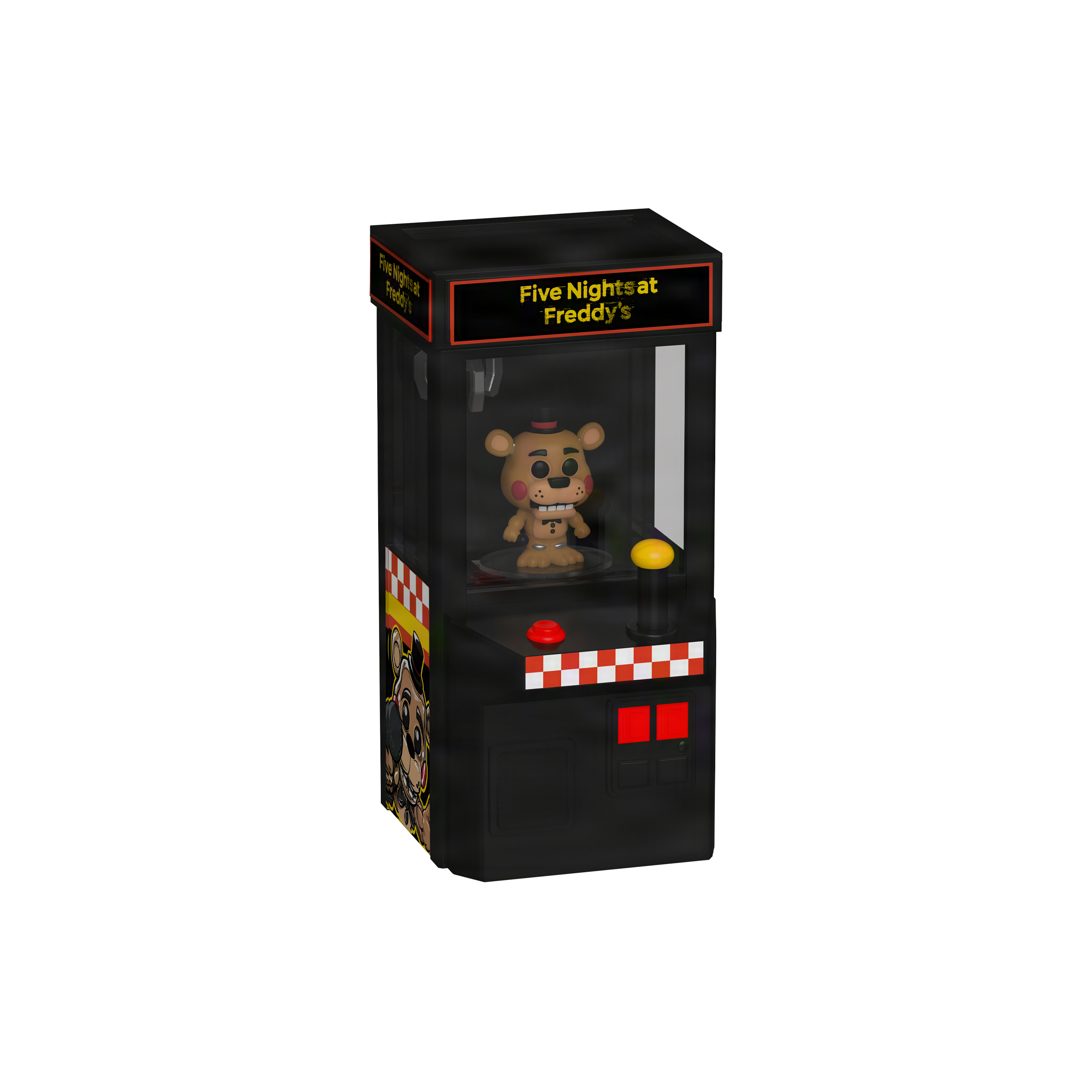 Toy Freddy inside arcade case