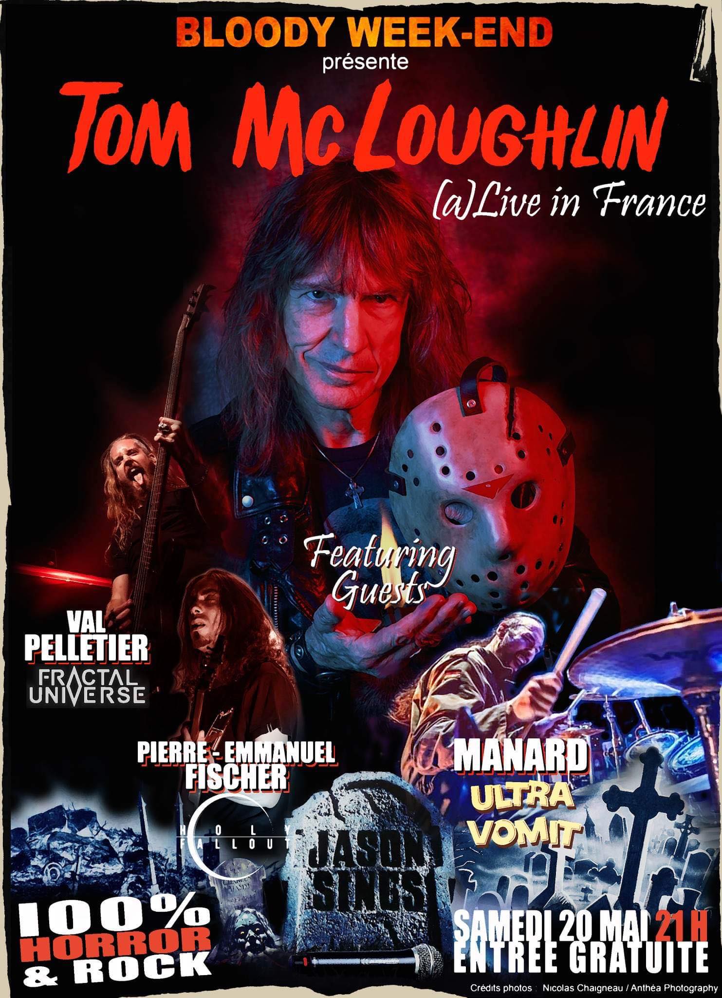 “Bloody Week-end” – ‘Jason Lives’ Director Tom McLoughlin Performing Live at French Horror Festival