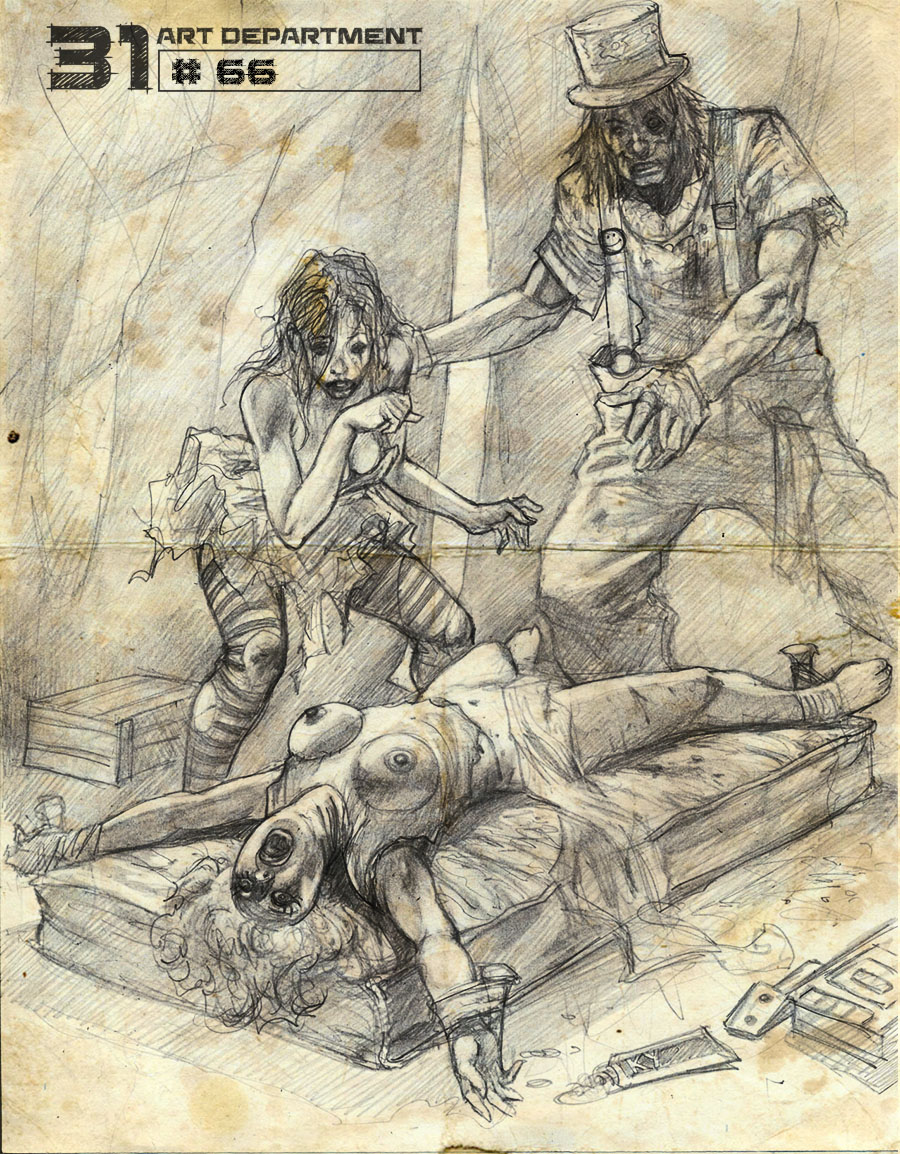 NSFW Rob Zombies 31 Art Crucified and Raped? pic