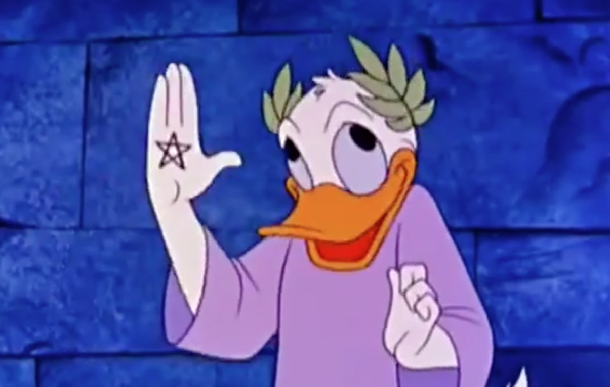 Donald and the Pentagram Sign