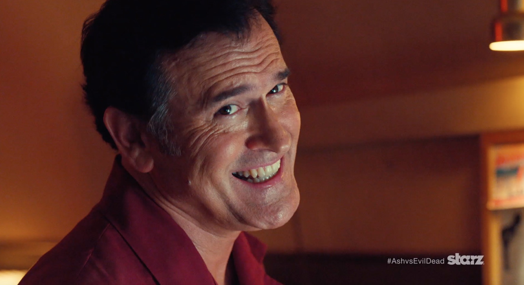 ASH VS EVIL DEAD; image via Starz