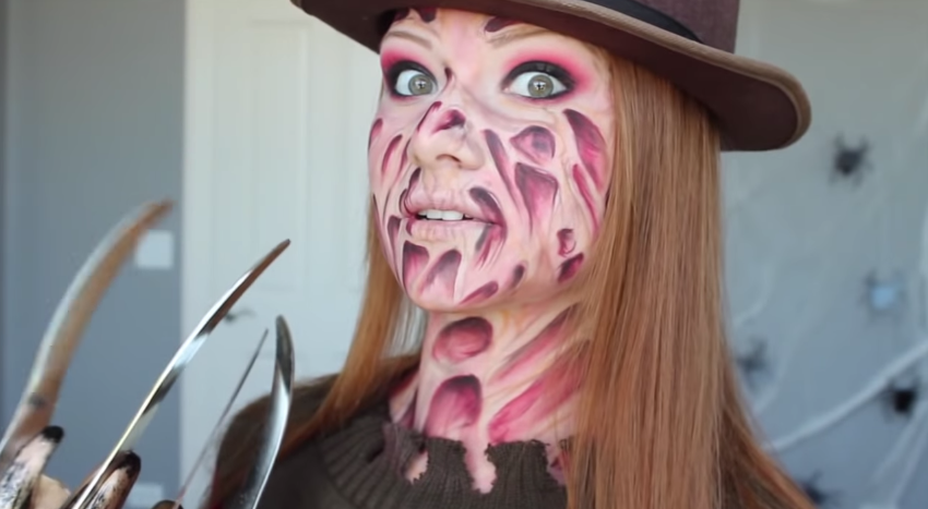 Awesome Freddy Krueger Makeup Tutorial