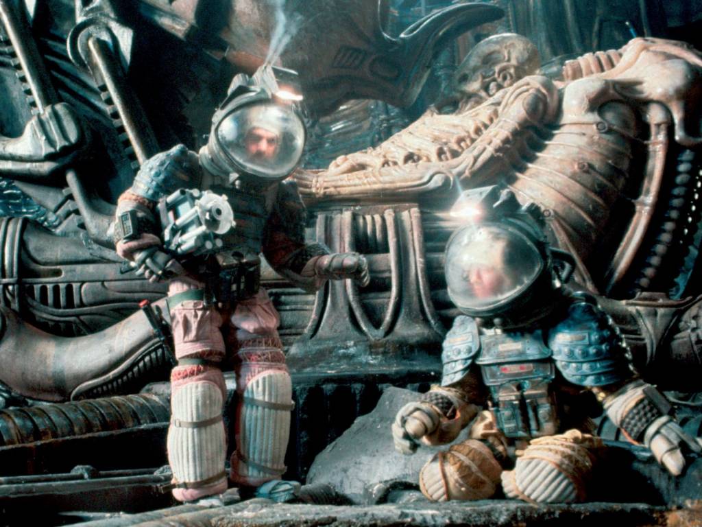 Is the original Ridley Scott-directed science-fiction horror film 'Alien'  (1979) still worth watching if you didn't enjoy your recent viewing of  'AVP: Alien vs. Predator' (2004) and regard it as an entirely