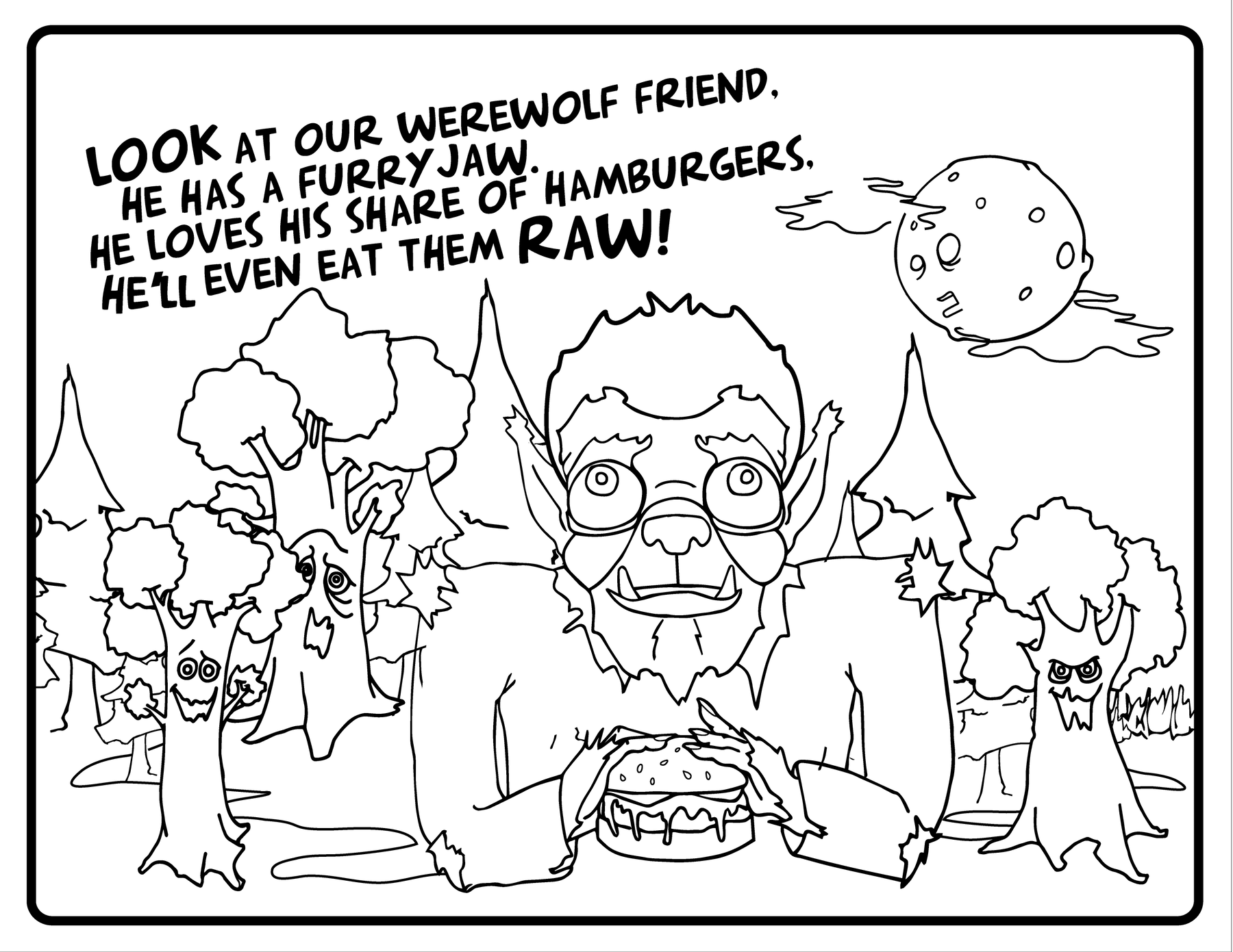 Download A Coloring Book with Rhymes, Dad Jokes and Monsters ...