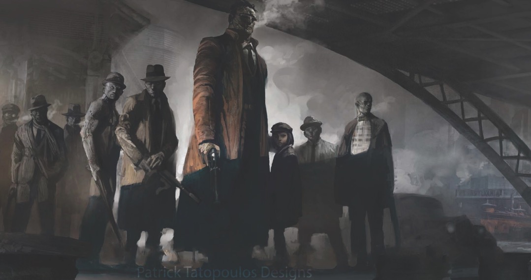 'Obituary Boys' concept art, courtesy of Patrick Tatopoulos