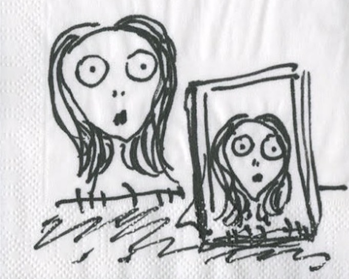 The Napkin Art of Tim Burton' In Book Form! - Bloody Disgusting