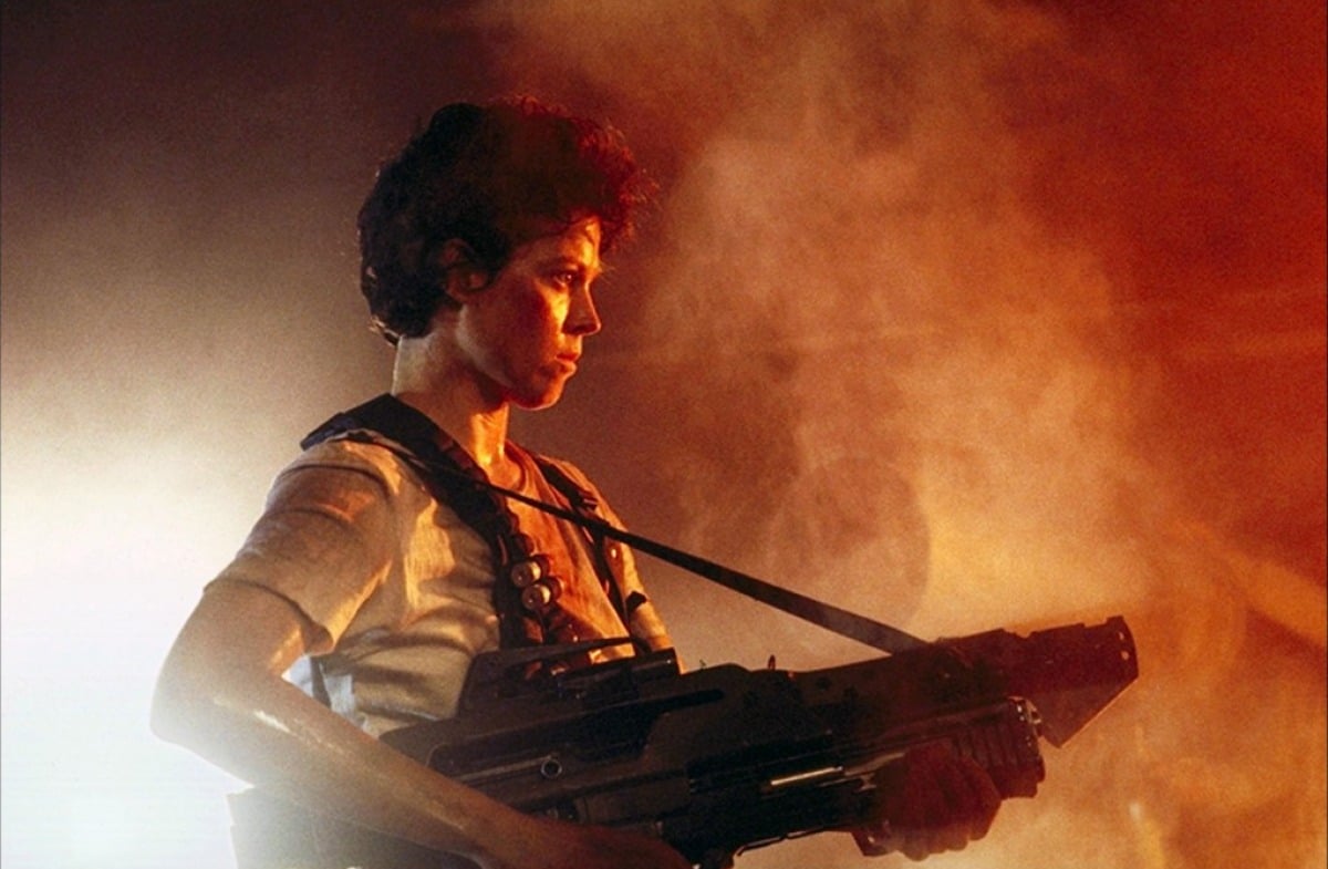 ALIENS, James Cameron, Sigourney Weaver via FOX