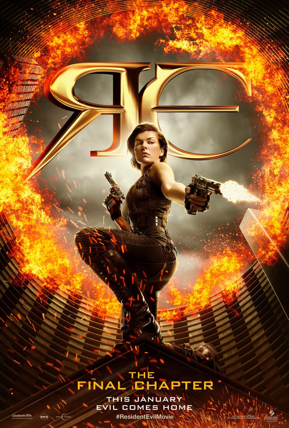Resident Evil The Final Chapter Milla Jovovich via Sony Screen Gems