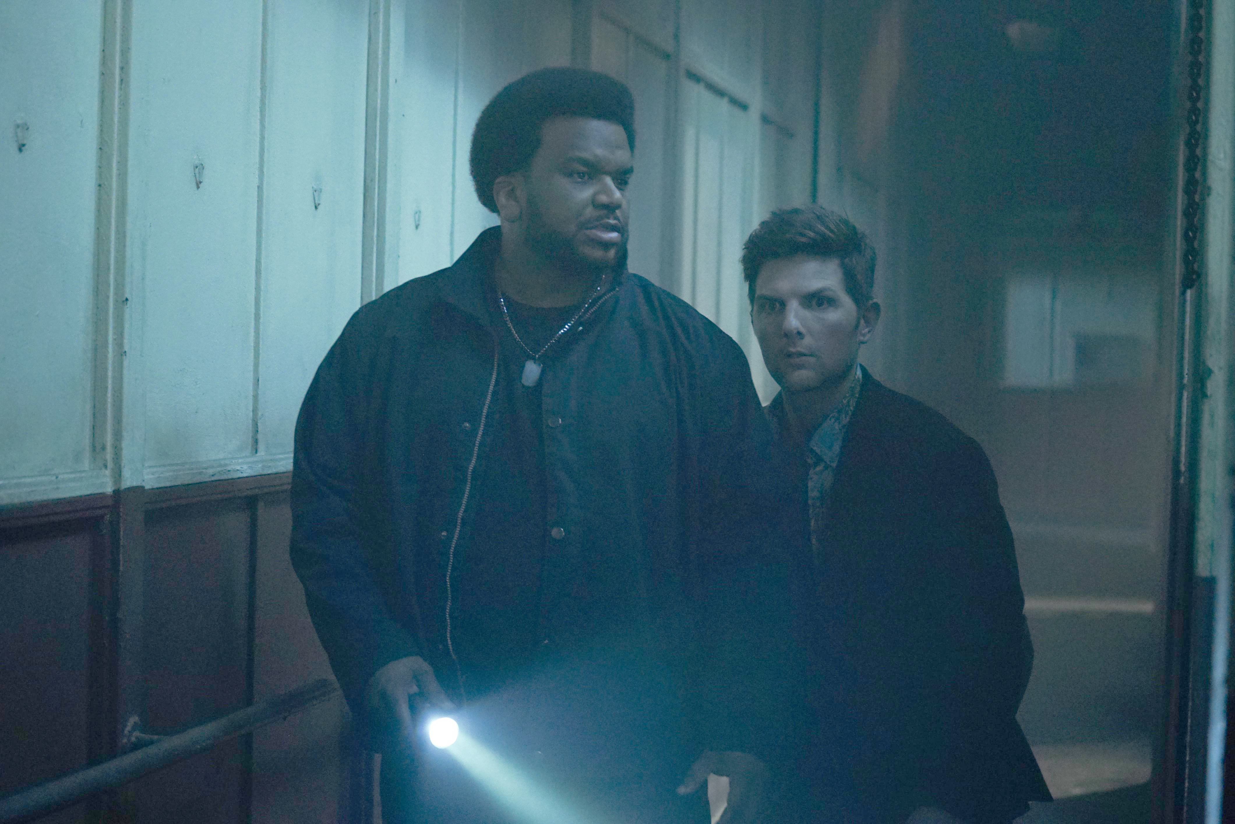 GHOSTED: L-R: Craig Robinson and Adam Scott in GHOSTED premiering this fall on FOX. ©2017 Fox Broadcasting Co. Cr: Kevin Estrada/Fox