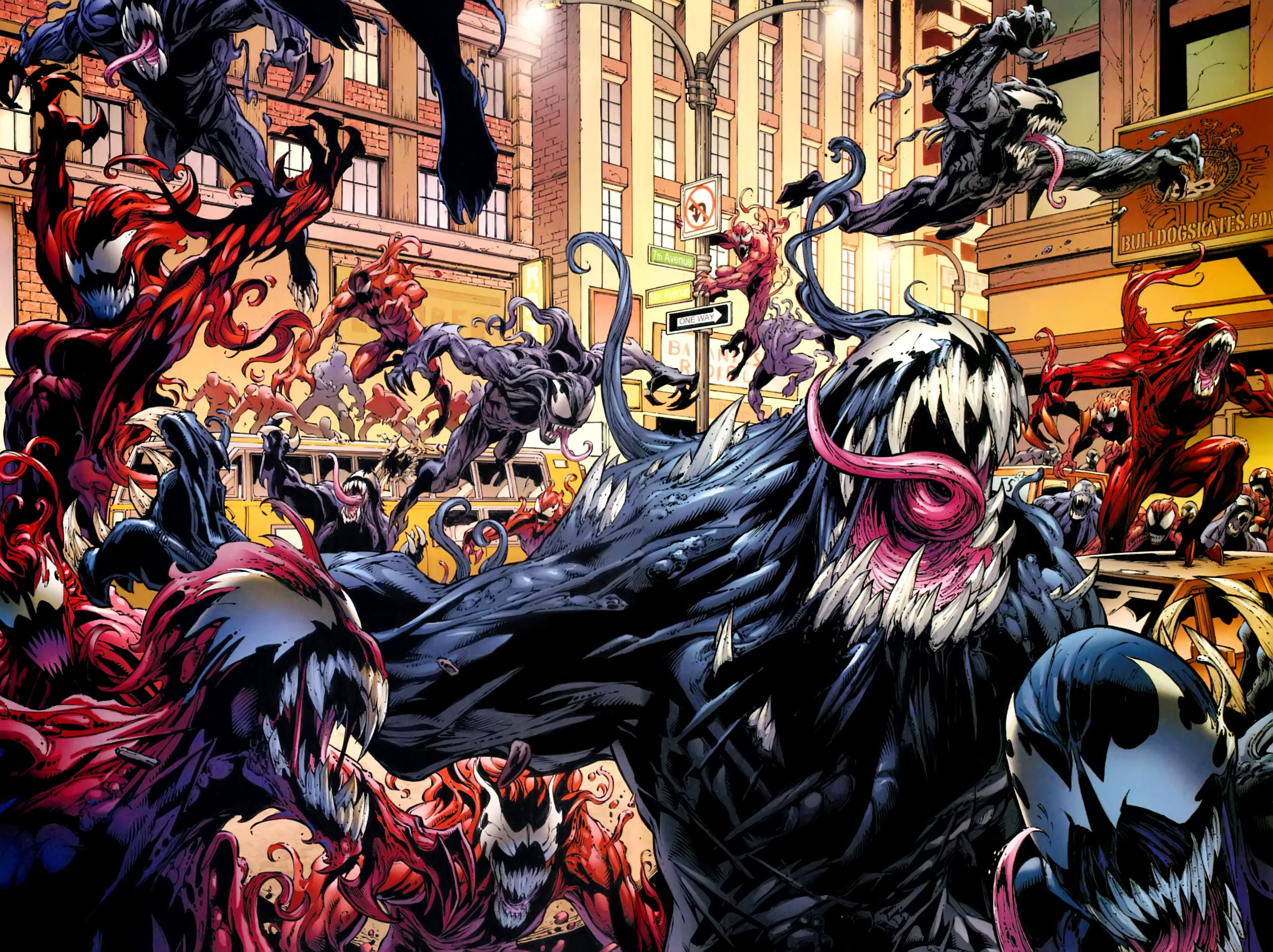 Venom and Carnage via Marvel Comics