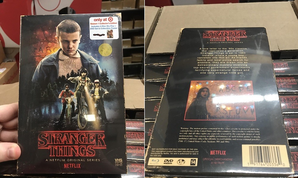 Stranger Things Season 1 Getting Vhs Style Blu Ray Release At