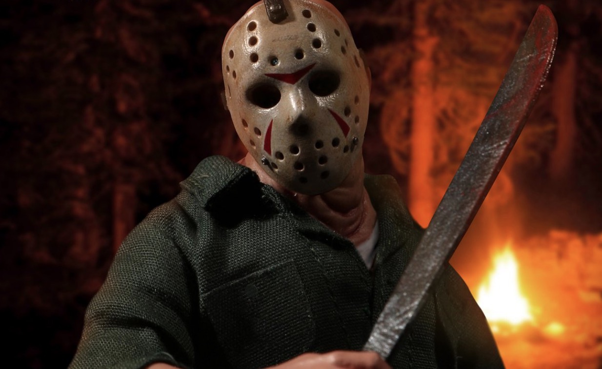 Jason Voorhees Machete Knife And Hockey Mask Friday The 13TH Halloween  Costume