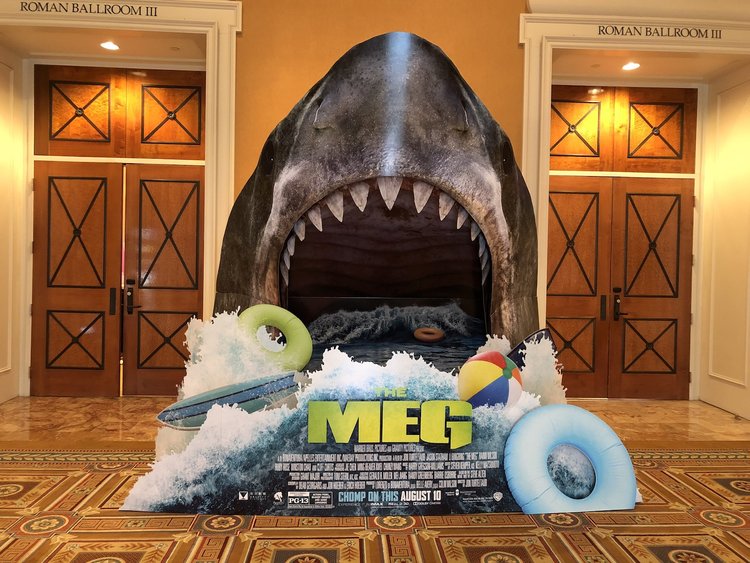 Yes, Of Course 'The Meg' is Getting an Awesome Movie Theater Standee -  Bloody Disgusting