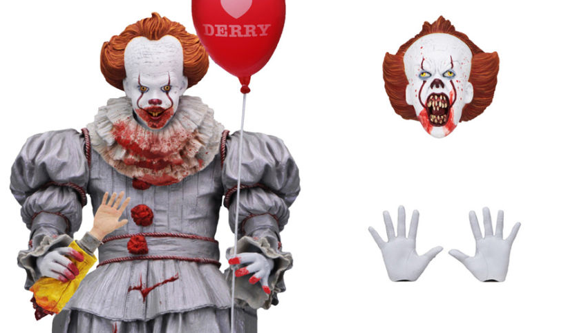 NECA Ultimate IT Pennywise Gamestop Exclusive Bloody Edition SDCC 2018 Mint 