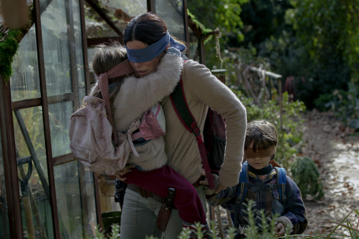 A Deleted Scene for 'Bird Box' Actually Showed the Creature; "Green Man  With a Horrific Baby Face" - Bloody Disgusting