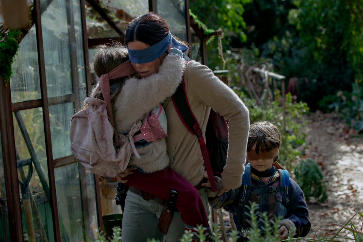 A Deleted Scene for 'Bird Box' Actually Showed the Creature; "Green Man  With a Horrific Baby Face" - Bloody Disgusting