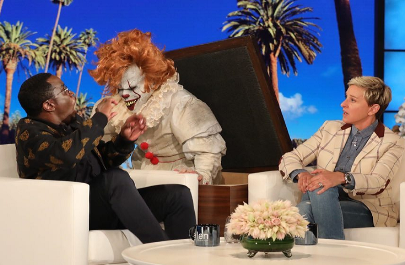 Video] Ellen Enlists the Help of Pennywise to Scare the Crap Out of Sean  "Diddy" Combs - Bloody Disgusting