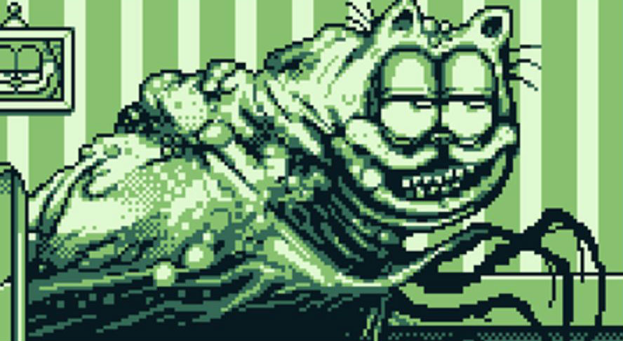 Creepy Garfield Art Gets Reimagined as a Gameboy-Style Horror - Bloody  Disgusting