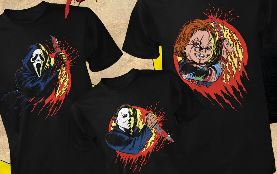 New Line of Slasher Shirts from Fright Rags Pays Tribute to Retro Horror  Shirts from the '80s - Bloody Disgusting