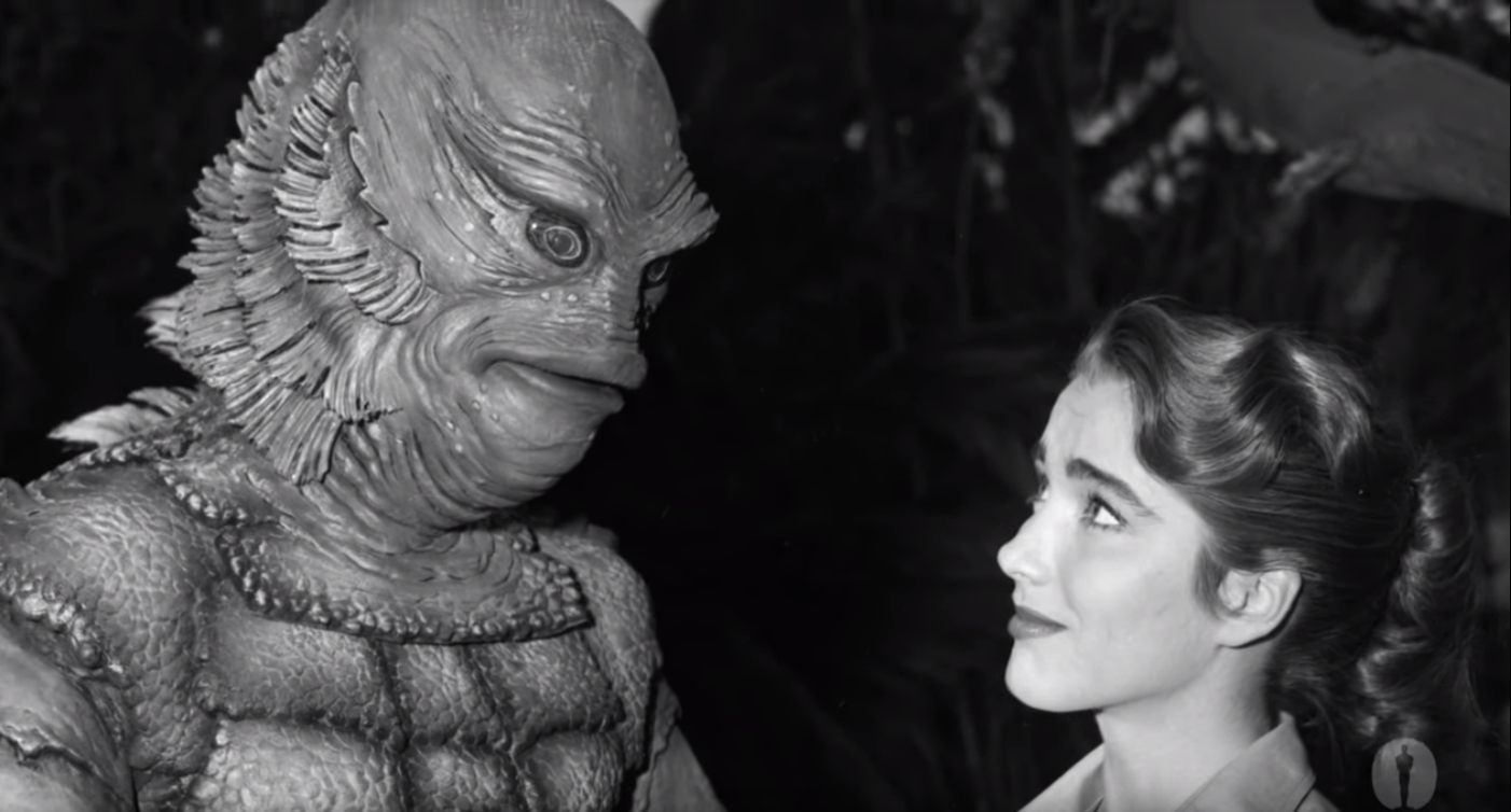 CREATURE FROM THE BLACK LAGOON WITH JULIE ADAMS 8x10 Photo gj 