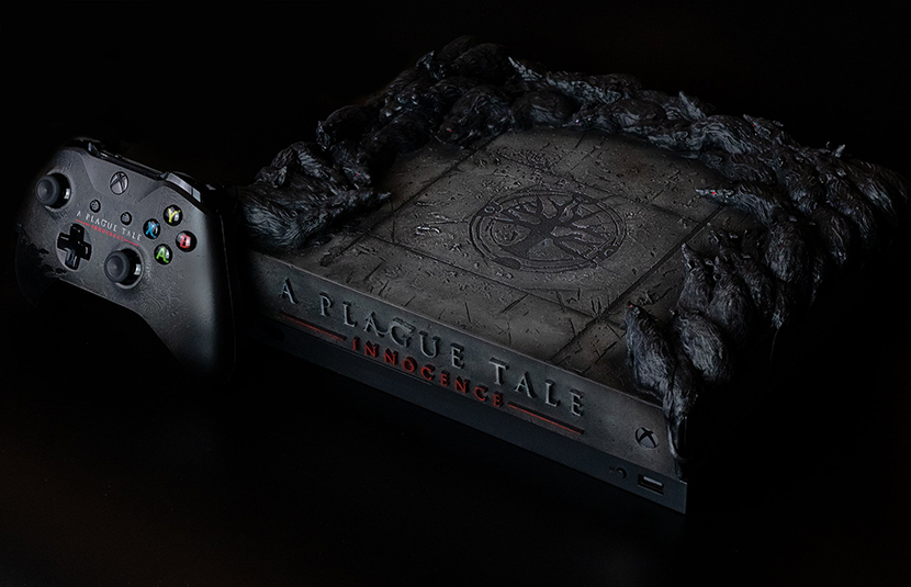Check Out This Custom 'A Plague Tale: Innocence' Xbox One X You Could Win!  - Bloody Disgusting