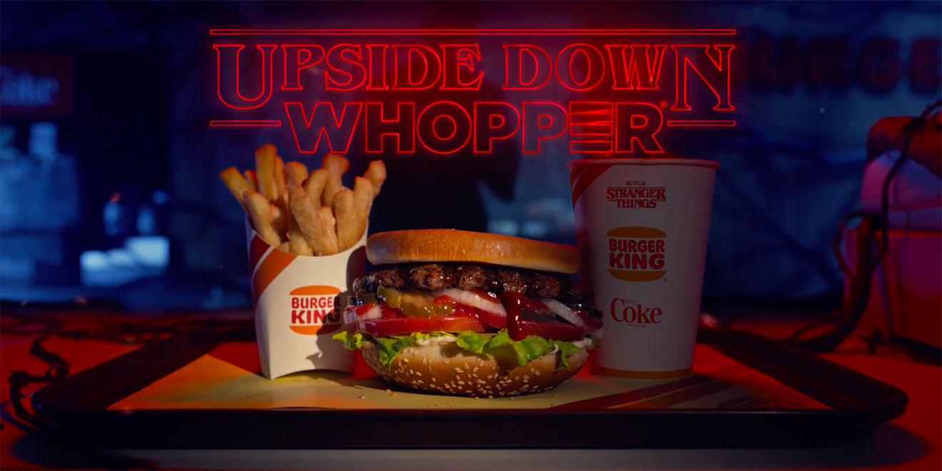 Burger King Heads Back to the 80s With the "Stranger Things" Upside Down  Whopper! - Bloody Disgusting