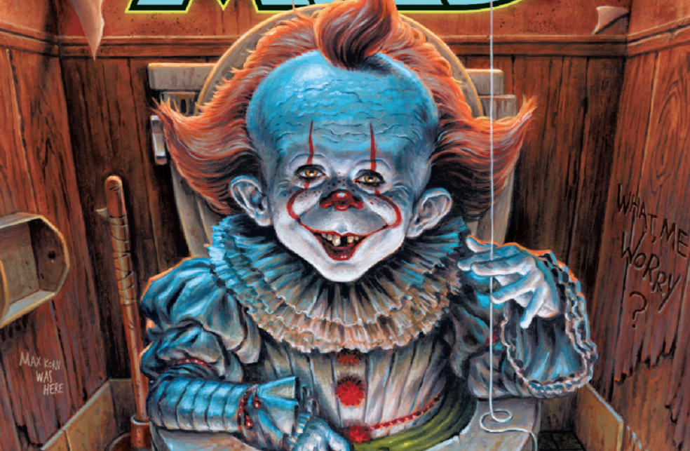 Exclusive Reveal: Alfred E. Neuman Becomes Pennywise on the Cover of MAD  Magazine #10! - Bloody Disgusting