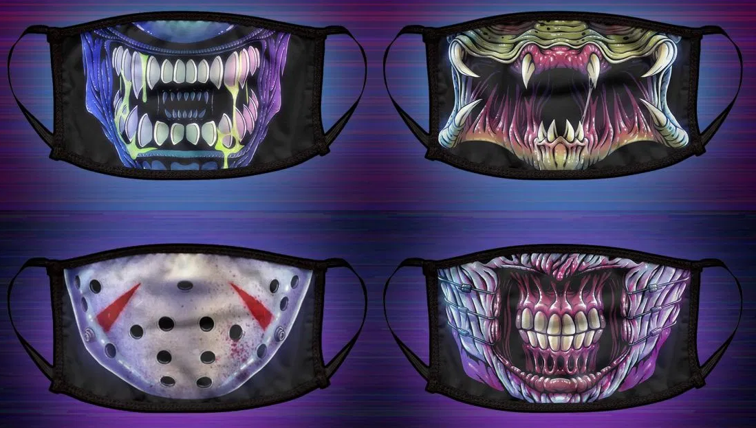 tweet Kamel udsagnsord These "Movie Monsters" Face Masks Are the Coolest Way to Stay Safe and  Support a Good Cause - Bloody Disgusting