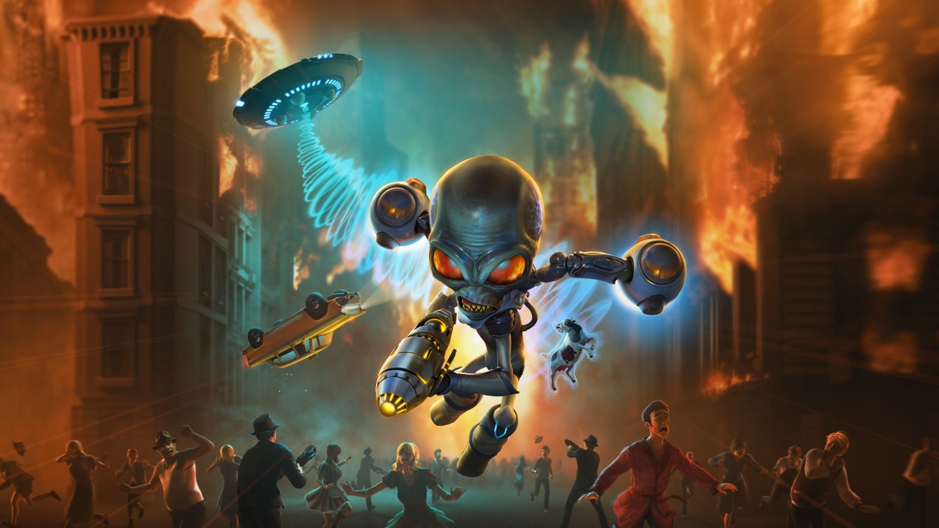 destroy all humans review header