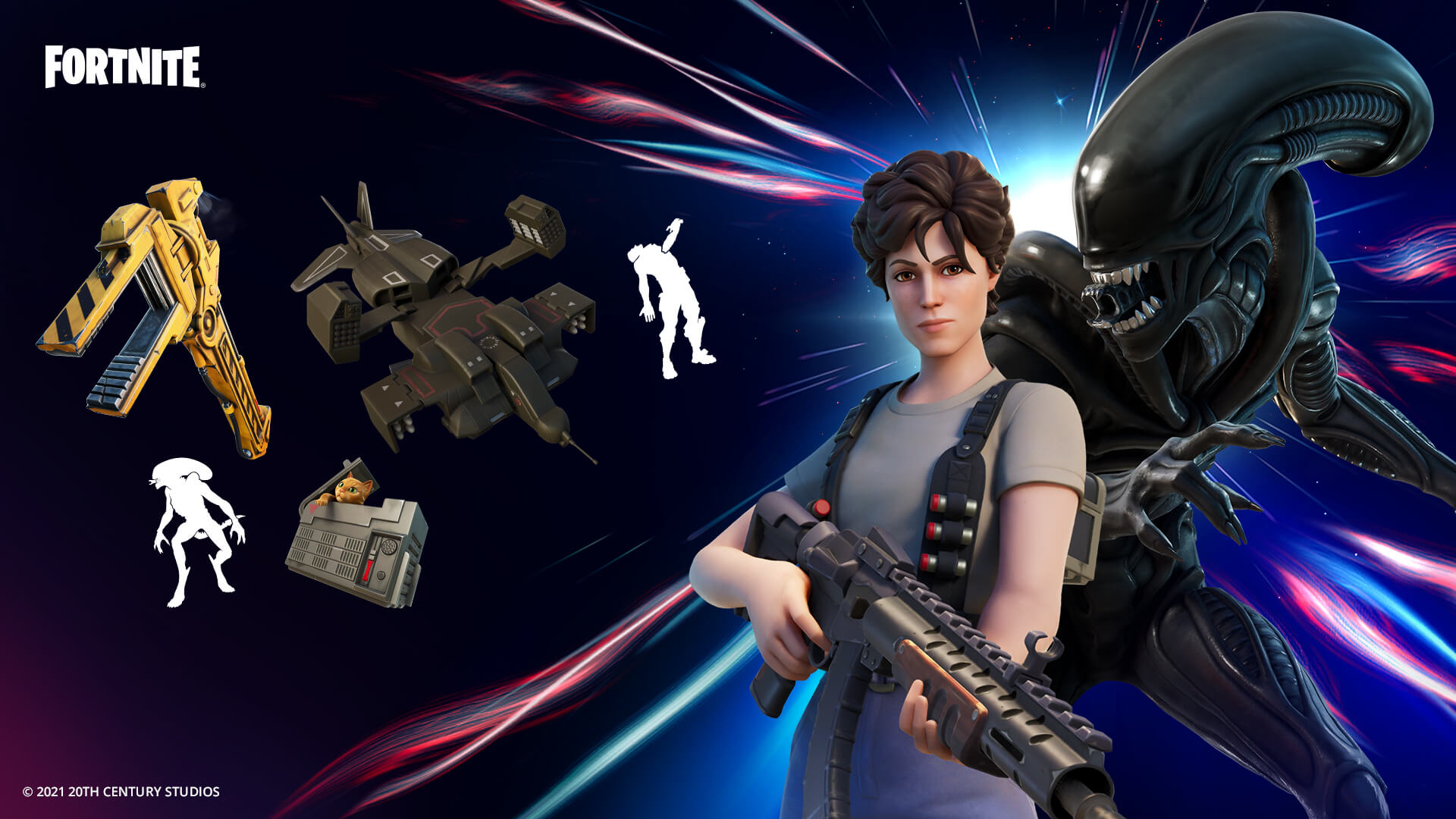 Fortnite': 'Aliens' Bundle With Xenomorph and Ripley Now Available! [Trailer]  - Bloody Disgusting