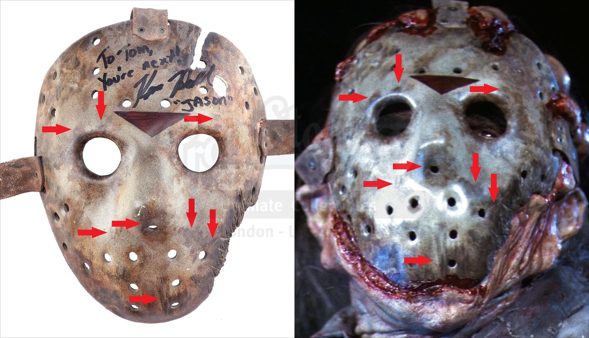 Screen-Worn and Screen-Matched 'Jason Goes to Hell' Hockey Mask Sells for $200,000 at Auction! - Bloody Disgusting