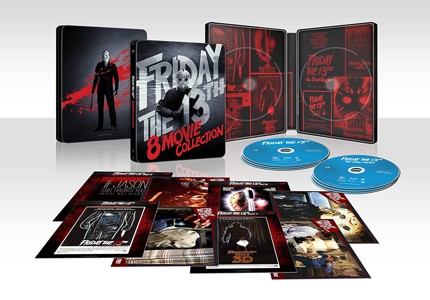 Friday the 13th': Limited Edition Steelbook Version of the 8-Film Blu-ray  Collection Coming in October - Bloody Disgusting