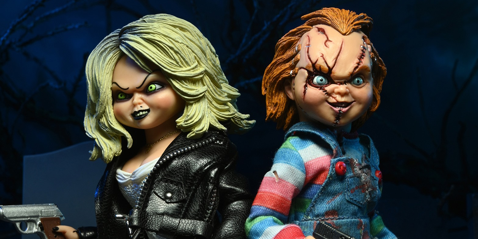 NECA Brings Chucky and Tiffany Back to the Toy Shelf With New Clothed Action  Figure 2-Pack! - Bloody Disgusting