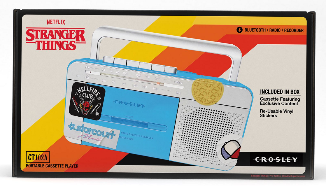Stranger Things Walmart Releasing A Retro Cassette Player With An Stranger Things Walmart Releasing A Retro Cassette Player With An