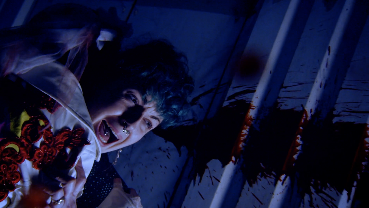 This Exclusive 'Let the Wrong One In' Clip Is Bursting With Gore!