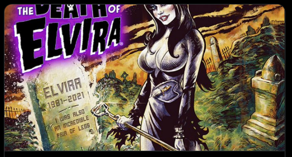 Death of Elvira comic