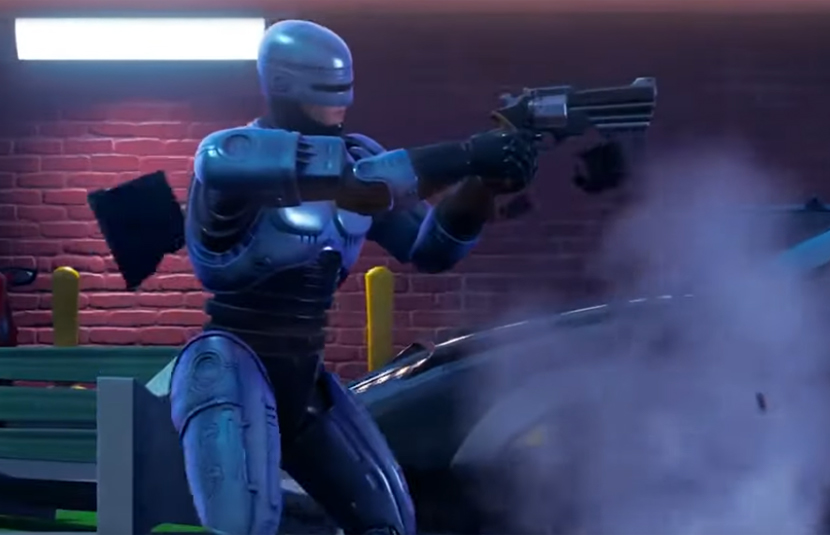 RoboCop Enters 'Fortnite' With New Skin; Datamining Reveals Potential  'DOOM' and 'Jurassic World' Crossovers - Bloody Disgusting