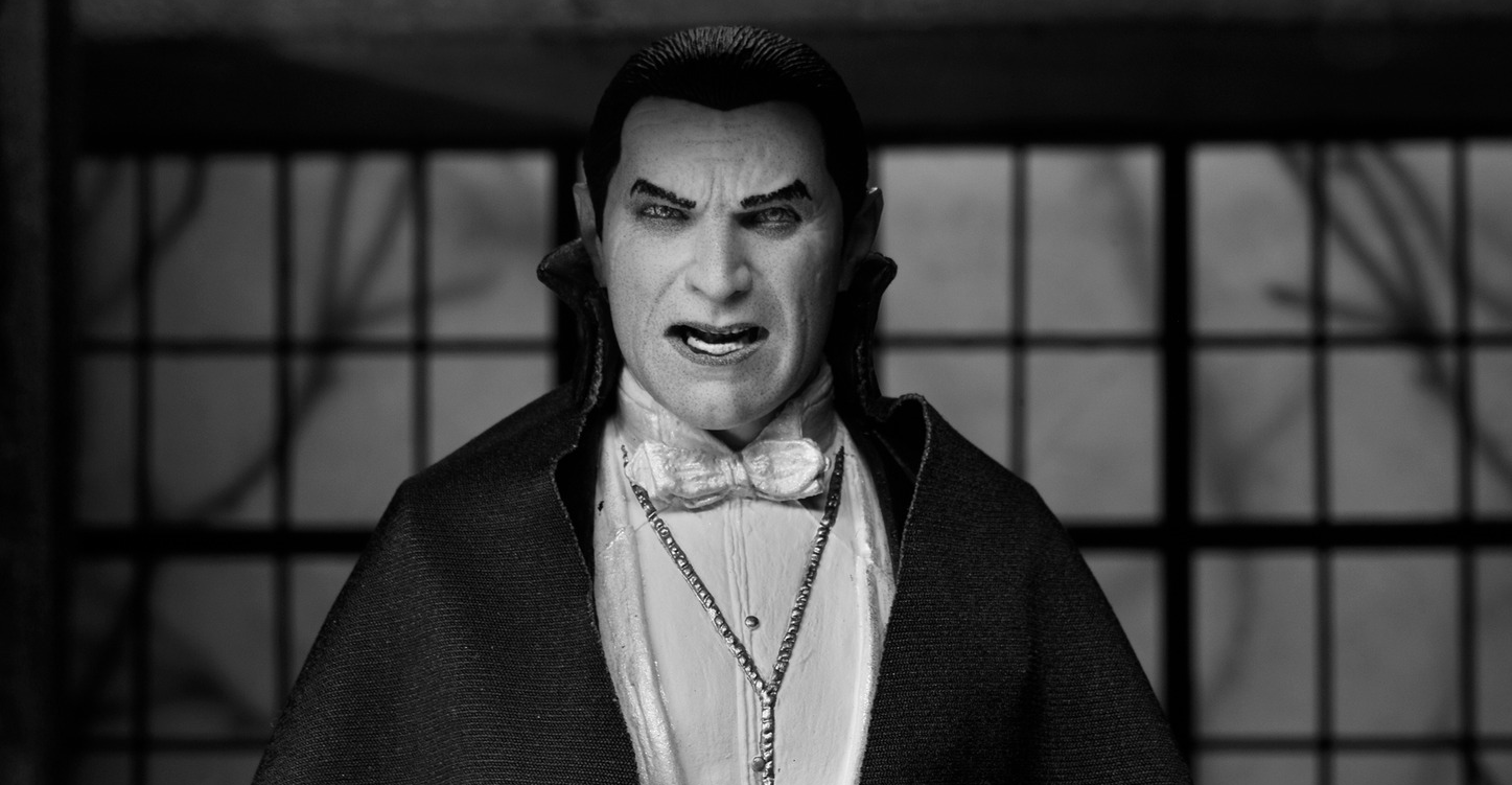 NECA's Next Dracula Action Figure Puts Bela Lugosi in Black & White  [Images] - Bloody Disgusting