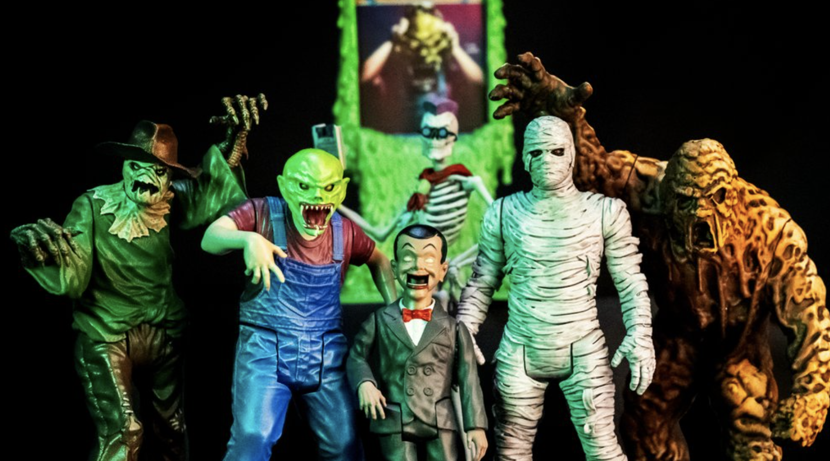 Set 5 Figurines collector Disney Monstres et Compagnie