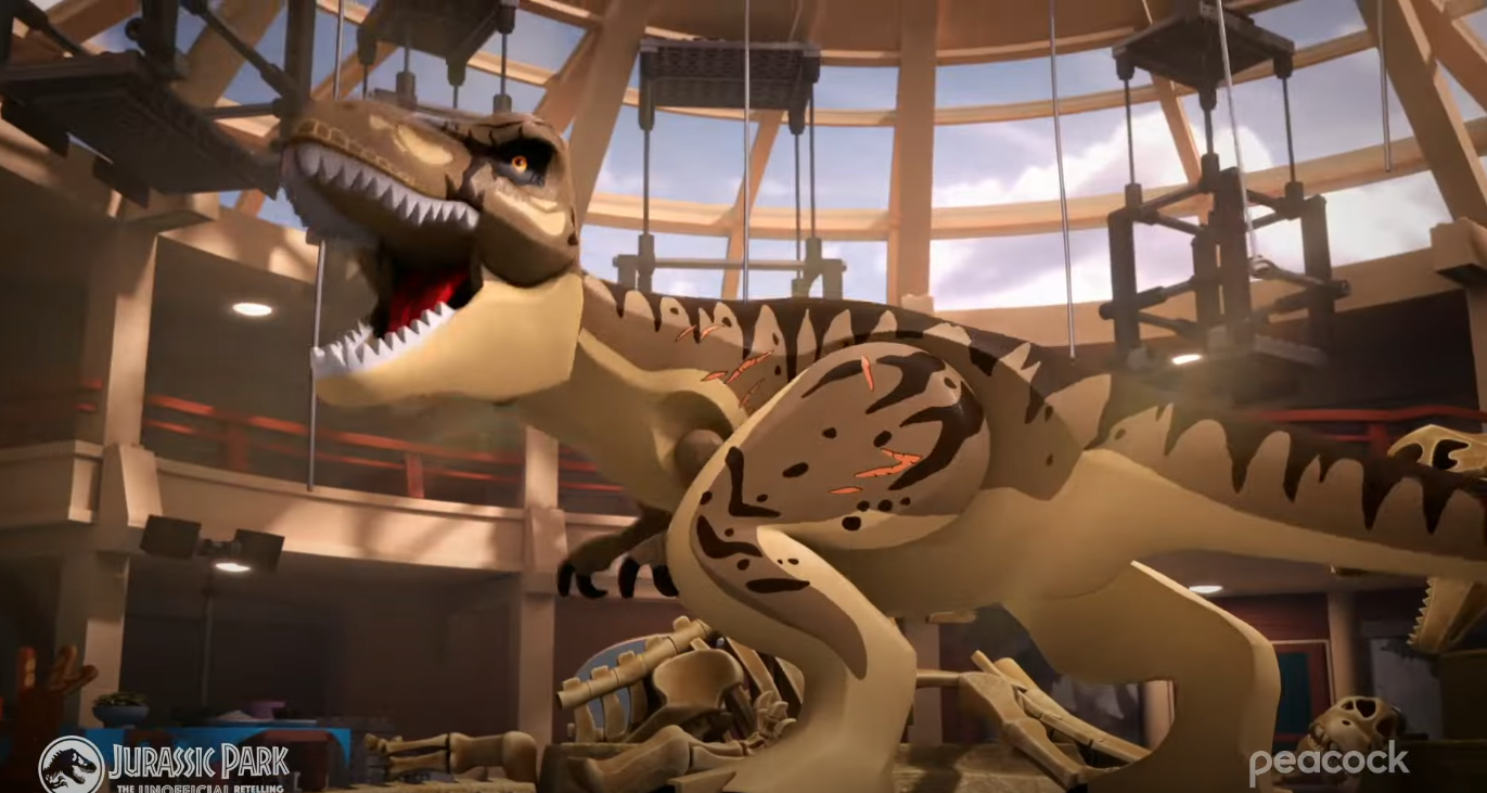 LEGO Jurassic Park: The Unofficial Retelling' Trailer - Peacock Special  Remakes the Original Classic in LEGO - Bloody Disgusting