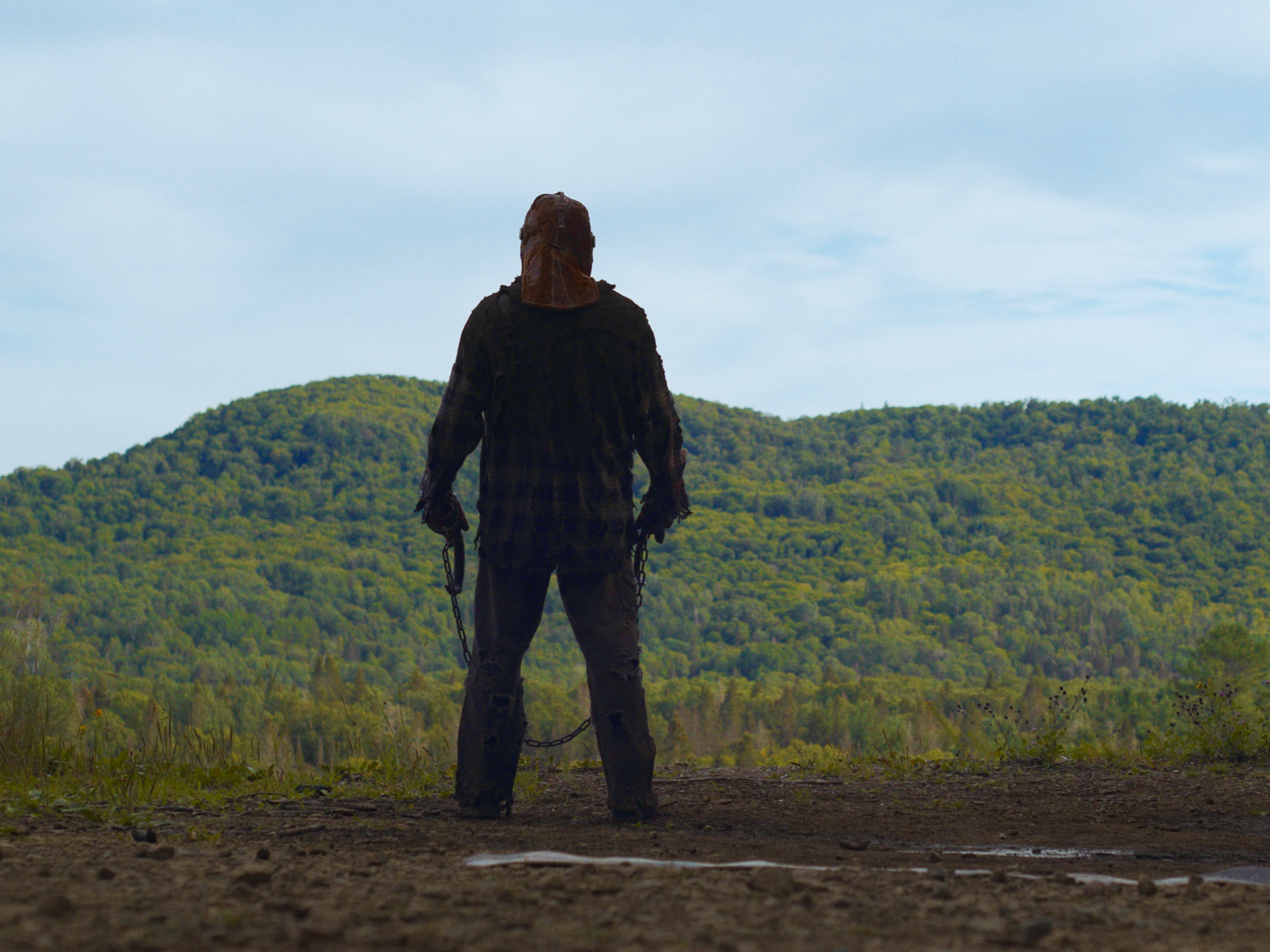 Johnny overlooking cliff