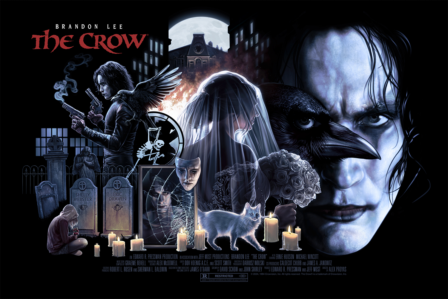The Crow' Prints by Jack Gregory On Sale Tomorrow at Bottleneck