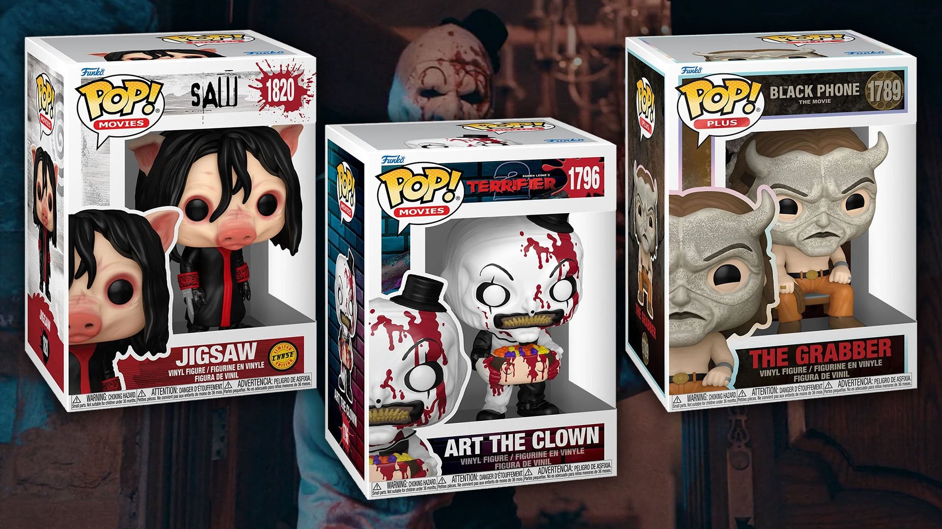 Funko Releases New Pops from ‘Terrifier 2,’ ‘Saw,’ ‘Godzilla,’ ‘Black Phone,’ More