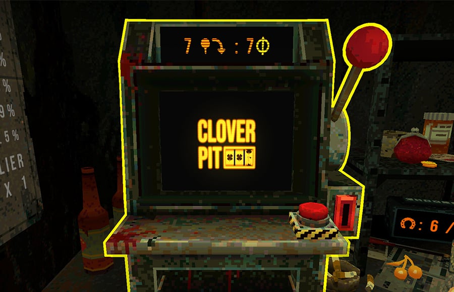 Slot Machine Roguelite Horror Title 'CloverPit' Launches September 3  [Trailer] - Bloody Disgusting