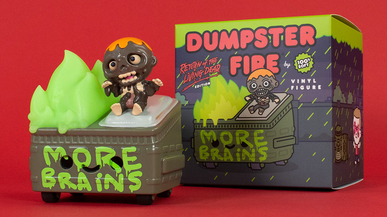 Pop Artist 100% Soft Releases 'Return of the Living Dead' Dumpster
