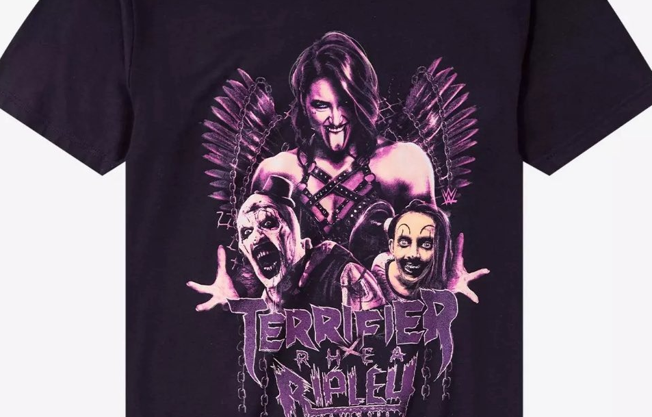 Rhea Ripley × TERRIFIER コラボ Tシャツ リア・リプリーがTerrifierと公式グッズコラボ : r/SquaredCircle