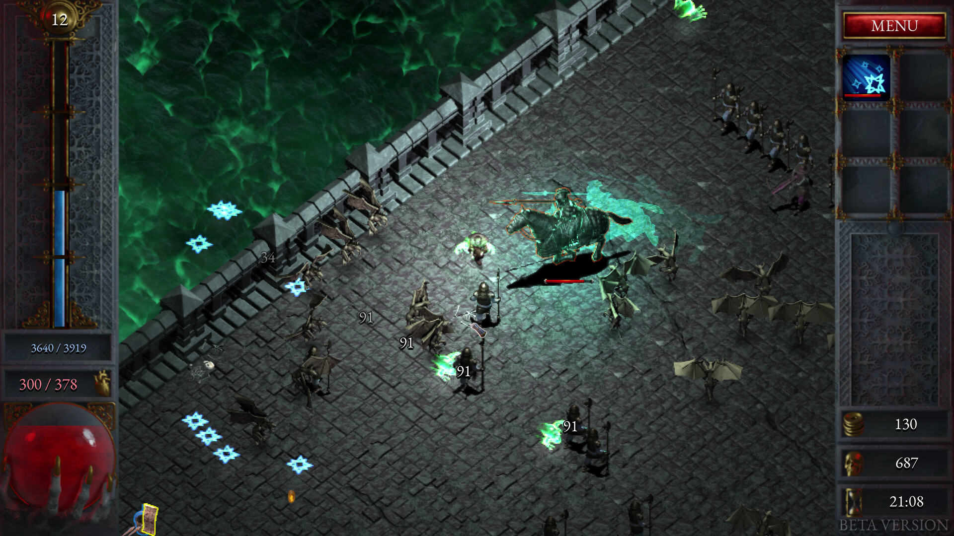 Игровой процесс Halls of Torment