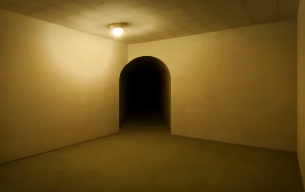 Backrooms movie teaser trailer A24 horror film still